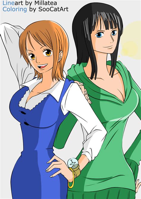 nami hot pic|Nami and Robin NSFW .